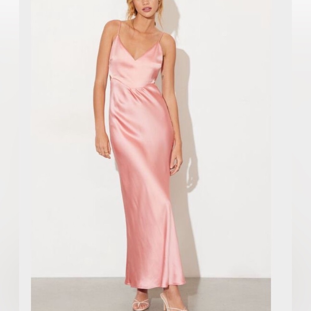 Satin Dress (pink)